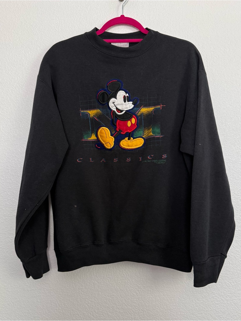 Vintage 90s Disney Mickey Mouse Classics Crewneck Sweatshirt by Genus Large